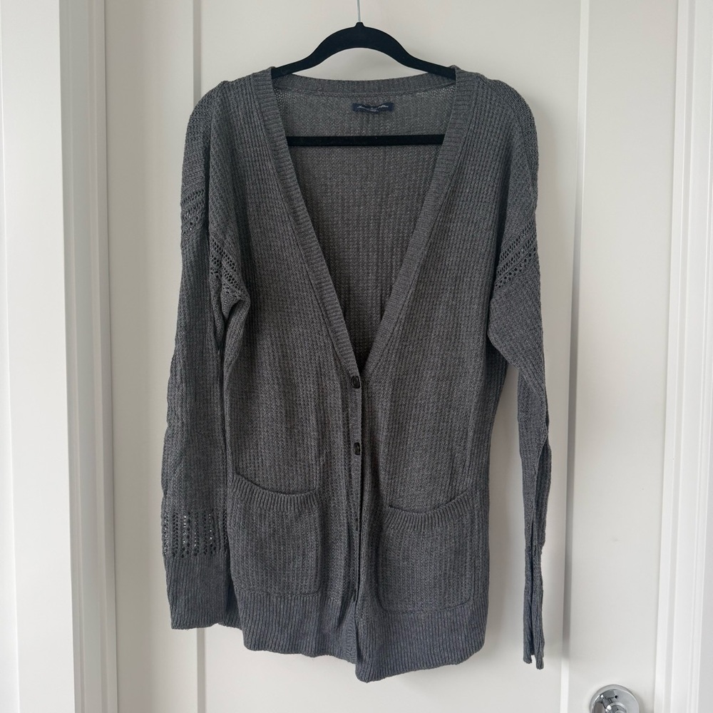 American Eagle Outfitters Grey Cardigan